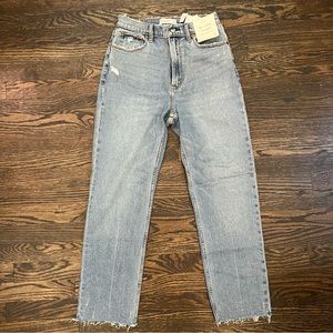 Abercrombie Curve Love Ankle Straight Ulta High Rise Jeans: Size 28, 6R NWT